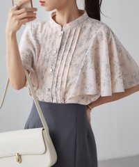 Ranan/ラナン RANAN ピンタックフレアー袖ブラウス/508009637
