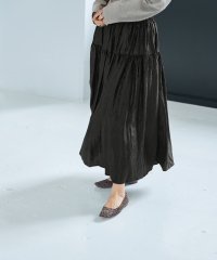 STYLE DELI/スタイルデリ STYLE DELI シャイニー切替ギャザースカート/508009654