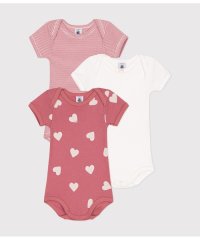 PETIT BATEAU/半袖ボディ３枚組/508010047