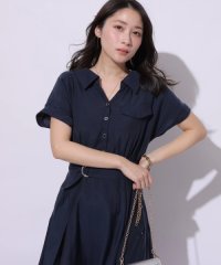 Apuweiser-riche/シアーシャツ半袖ワンピース/508010084