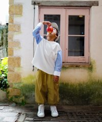 FITH/フィス FITH Smooth Cotton Jersey and Striped Long Sleeve Tee/508010462