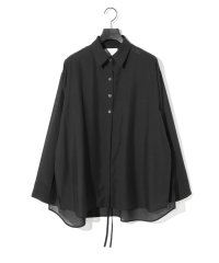 MIDIUMISOLID/MIDIUMISOLID for Ladies ドローストリングシャツ/508010599