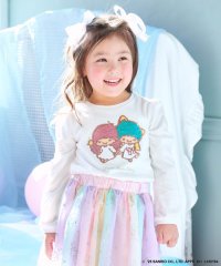 anyFAM（KIDS）/【any FAM× リトルツインスターズ 】キキ&ララ ミラクルスパンコール長袖Tシャツ/508010610