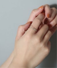 Lilas/シャイニングダイヤ3ラインリング K18/508010670