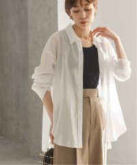 NOBLE/《追加6》シルキーコットンニュアンスカラーシャツ/508010972
