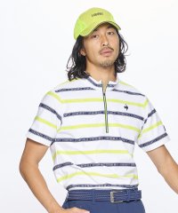 le coq sportif GOLF /ルコックスポルティフ ゴルフ le coq sportif golf 【大きいサイズ】ボーダー柄ハーフジップシャツ/508011102