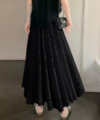 shopnikoniko/ショップニコニコ ShopNikoNiko 総レース フレアロングスカート【即納】バレエコア 淡色 春 夏 秋 冬 フレアスカート ミドルスカート ロング丈 ミ/508011132
