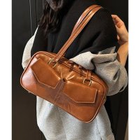 florge/フロージュ florge シンメトリーポケットレザーライクボストンバッグ / ハンドバッグ / 500mlペットボトル収納可/508011137