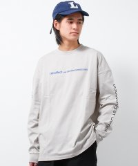 RAT EFFECT/ラット エフェクト RAT EFFECT 袖ロゴプリントロングTシャツ/508011539