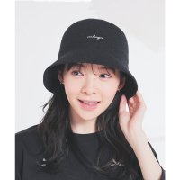 Honeys/ハニーズ Honeys サーモニットバケット 帽子 バケットハット ハット サーモニット素材 無地 ロゴ ガーリー サイズ調整 夏 白 黒 シンプル レディース/508011551
