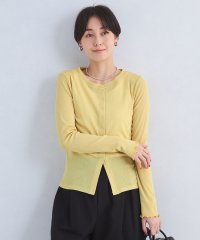 green label relaxing/カットスキニー クルーネック カーディガン/507937340