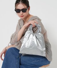 BEAUTY&YOUTH UNITED ARROWS/メタリック　ギャザー クリテハンドル バッグ/507980500