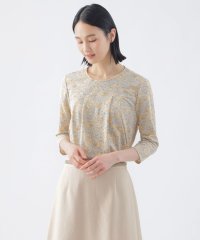 TRANSWORK/【吸水速乾】【接触冷感】【UV対策】【ウォッシャブル】カモフラワーエアファインカットソー/508001228