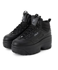 FILA（Shoes）/DISRUPTOR II WEDGE MID / ディスラプター II ウェッジ MID / 厚底カジュアルスニーカー / ブラック/508006587