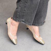 FABIO RUSCONI　/ファビオルスコーニ FABIO RUSCONI スクエアトウチュールパンプス/508011412