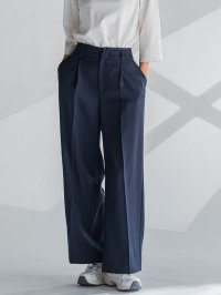la.f…(Lsize)/ラ エフ エルサイズ la.f…(Lsize) 【大きいサイズ】麻調ワイドパンツ≪洗濯機で洗える≫/508012242