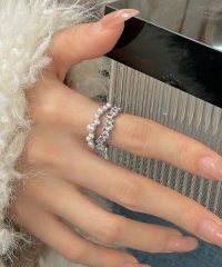 Leja/レジャ Leja パールビジューフォークリング結婚式 パーティードレス 成人式 20代 30代40代/508014259