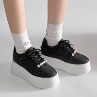 Shoes in Closet/シューズインクローゼット Shoes in Closet －シュークロ－ 厚底プラットフォーム パールパーツ付 インヒール スニーカー 949/508014270