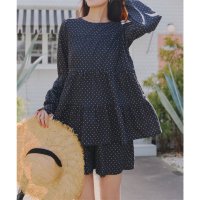 KOBE LETTUCE/コウベレタス KOBE LETTUCE [ ラッシュガード ] 指穴付きティアードデザイントップス【プルオーバー】[選べる2タイプ] [S223]/508014331