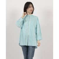 Fanaka/ファナカ Fanaka リバーレースピンタック前開きブラウス/508014385