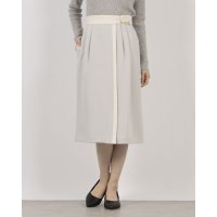 TONAL/トーナル TONAL バイカラービットアシメタイトスカート/508014393
