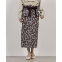 TONAL/トーナル TONAL ラインリボンベルト付タイトスカート/508014396