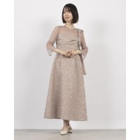 TONAL/トーナル TONAL リボンジャガードコンビドレス/508014399