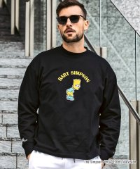 1PIU1UGUALE3 RELAX/ウノ ピゥ ウノ ウグァーレ トレ リラックス 1PIU1UGUALE3 RELAX /The Simpsons/バート・シンプソン/ロングTシャツ/508014444