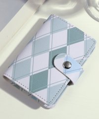 TeddyShop/テディショップ Teddyshop 淡色アーガイル総柄クリアポケットカードケース/508014493