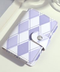 TeddyShop/テディショップ Teddyshop 淡色アーガイル総柄クリアポケットカードケース/508014493