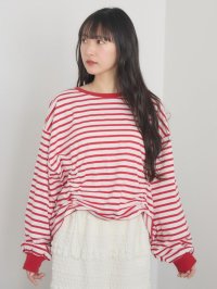 RETRO GIRL/レトロガール RETRO GIRL ドロストボーダーロンTEE/508014725