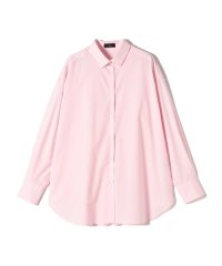 SHIPS WOMEN/SHIPS Primary Navy Label:コットン タイプライター ビッグ シャツ/508014817
