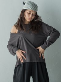 MAYSON GREY/メイソングレイ MAYSON GREY SET スラブジャージタンクトップ+深Vネックプルオーバー/508015035