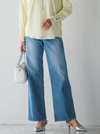 LAUTREAMONT/ロートレアモン LAUTREAMONT 【JAPAN BLUE JEANS】ワイドパンツ≪洗濯機で洗える≫/508015041