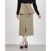 TONAL/トーナル TONAL ラッフルベルトZIPタイトスカート/508015408