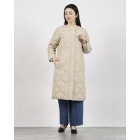 TONAL/トーナル TONAL ノーカラーロングダウンコート/508015414