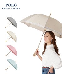 POLO RALPH LAUREN(umbrella)/POLO RALPH LAUREN ポロ ラルフローレン 長傘 千鳥格子×POLO PONY ロゴ  雨傘 レディース/507890954
