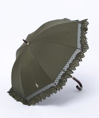 POLO RALPH LAUREN(umbrella)/POLO RALPH LAUREN  ポロ ラルフローレン 晴雨兼用日傘 エンブフリル ポロポニー 遮光 遮熱 UV 長傘/507891036