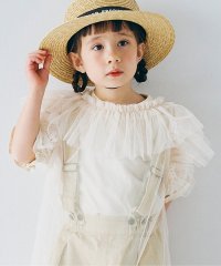 p.premier/ボリュームチュールパフスリーブTシャツ/507960380