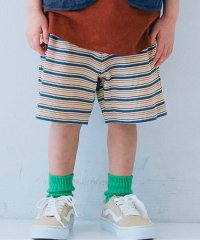 p.premier/マルチボーダーワッフルハーフパンツ/507960401