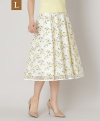 TO BE CHIC(L SIZE)/【L】ミモザチュール タックスカート/507978116