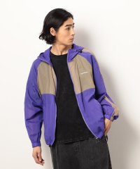 Purple & Yellow/シアーナイロンフードブルゾン/507983726
