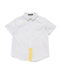 BeBe/ポイント配色オックス半袖レギュラーシャツ(90~140cm)/507983833