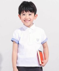 BeBe/カノコエンブレム刺しゅう半袖ポロシャツ(80~150cm)/507983834