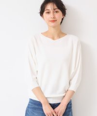 Dessin/【洗える】後ろボタンニットプルオーバー七分袖（XS～L）/508000037