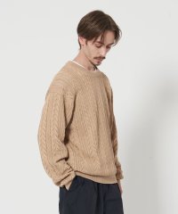 BEAUTY&YOUTH UNITED ARROWS/アイレット パターン クルーネック ニット/508000979
