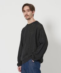 BEAUTY&YOUTH UNITED ARROWS/アイレット パターン クルーネック ニット/508000979