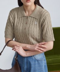 Ranan/ラナン RANAN 【U.S. POLO ASSN.】半袖襟付きニット/508009632