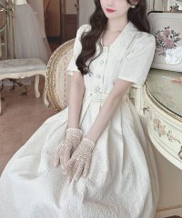 an another angelus/アンアナザーアンジェラス an another angelus 【新色追加】 【洗える】 タイル 風 エンボス 柄 ワンピース/508015712