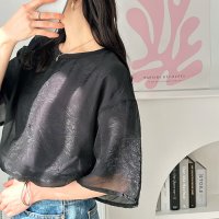 GeeRA/ジーラ GeeRA オーガンジーレイヤードTシャツ/508016932